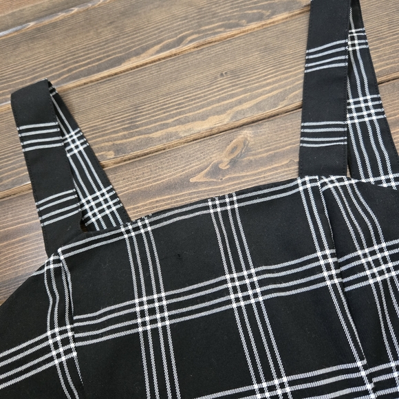 H&M Black and White Checkered Mini Dress - Picture 5 of 8